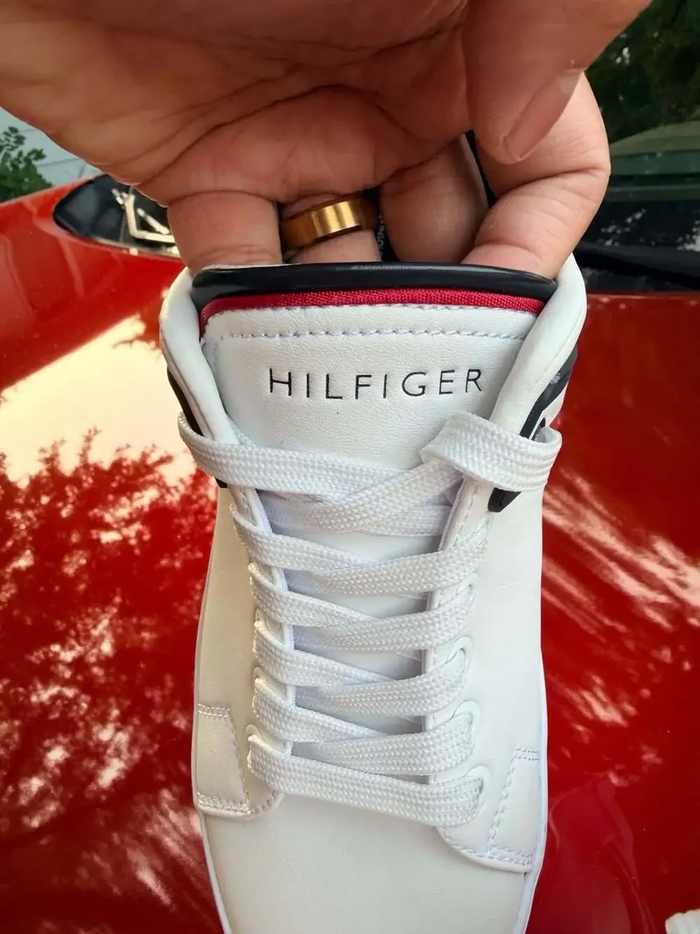Tommy Hilfiger Men's Ramus Casual Lace-Up Sneakers, White